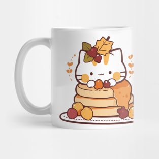 Cute Pancake Kitten Mug